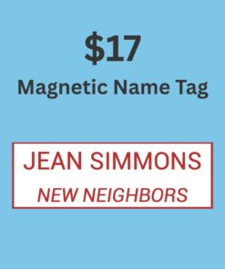 Magnetic Name Tag